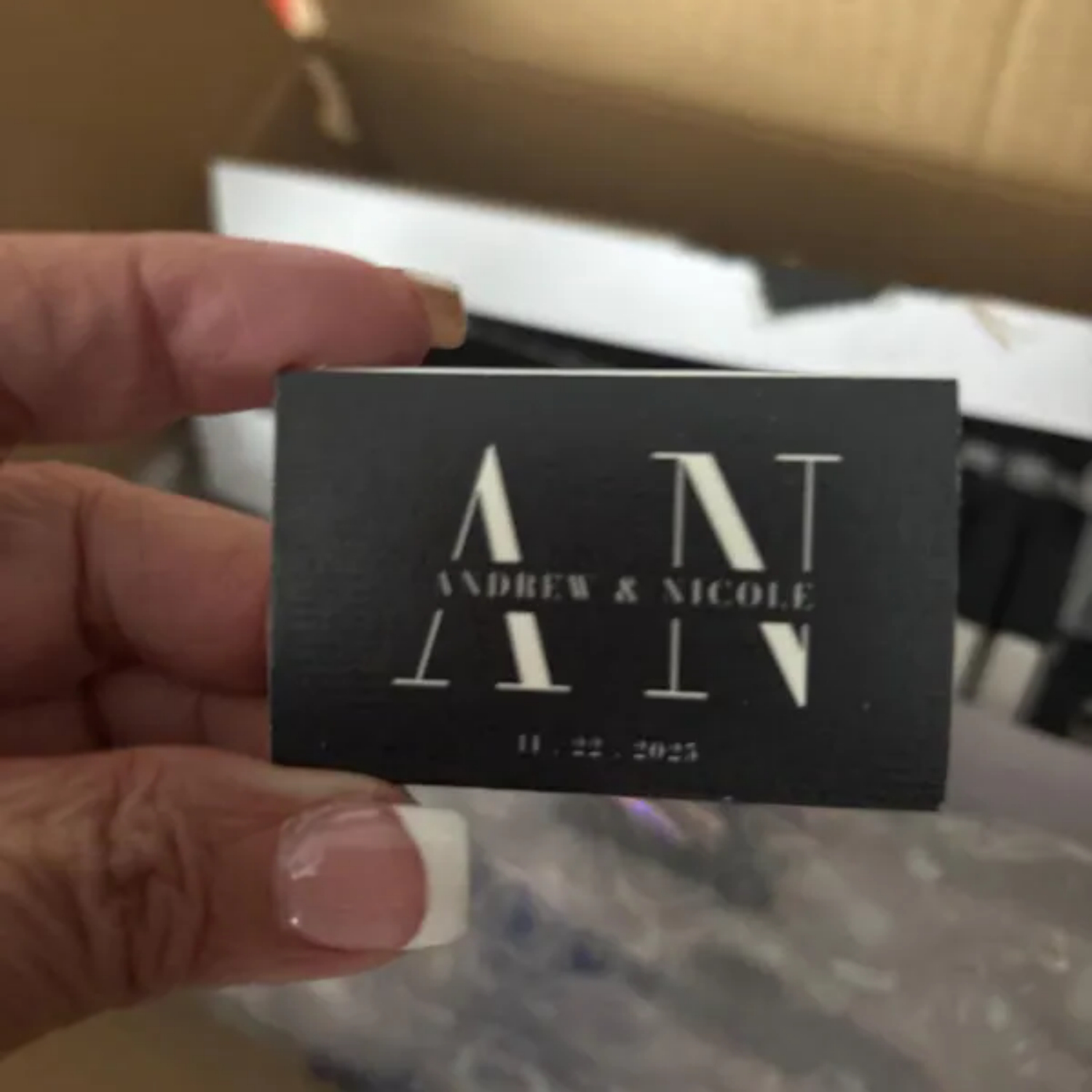 Wedding Supply In Bulk - Wholesale Gold Foil Foiled Personalized Wedding