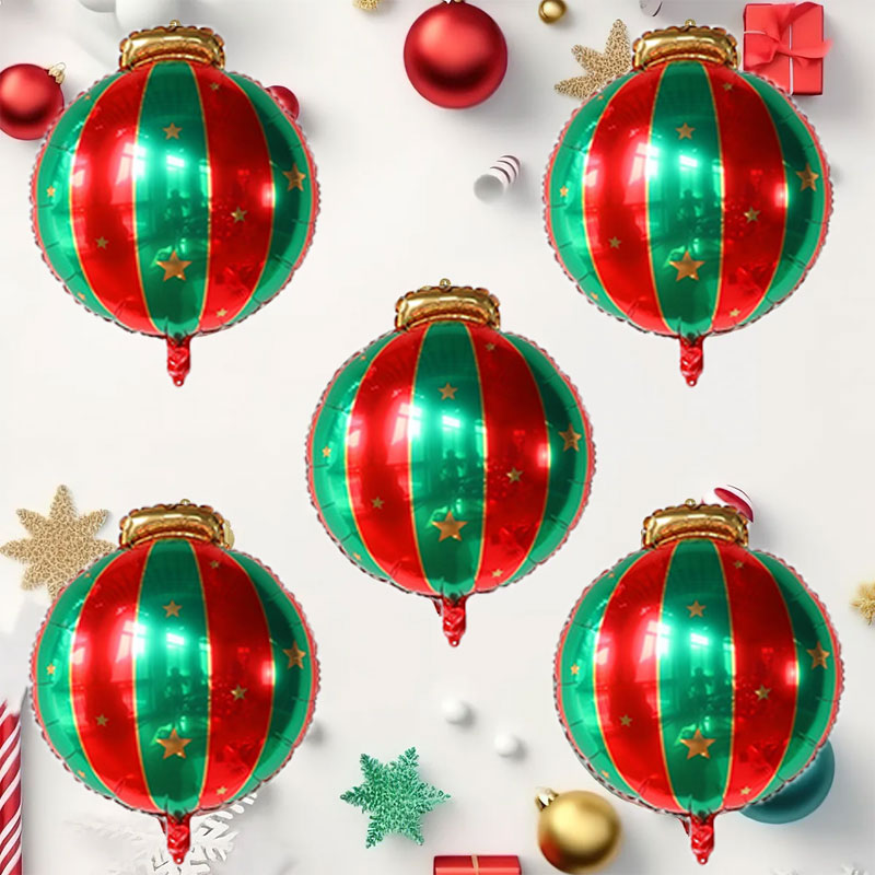 Wedding/Event Supply Store - 5pcs Red Green Christmas Ball Sahpe