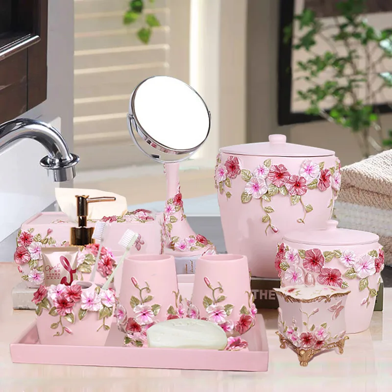 Wedding Bathroom Supply Kit - Five-piece Bathroom Set European Wash Accessories