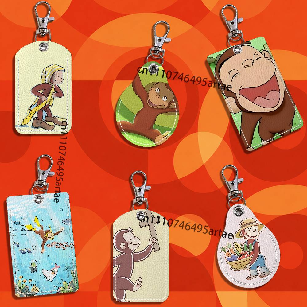 Wedding Vendor - Monkey Curious cute George Holder Card