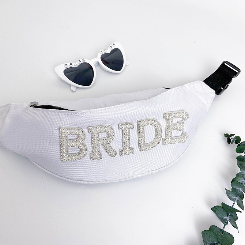 Bride Tribe Sash - Bride fanny pack Bach Bachelorette hen