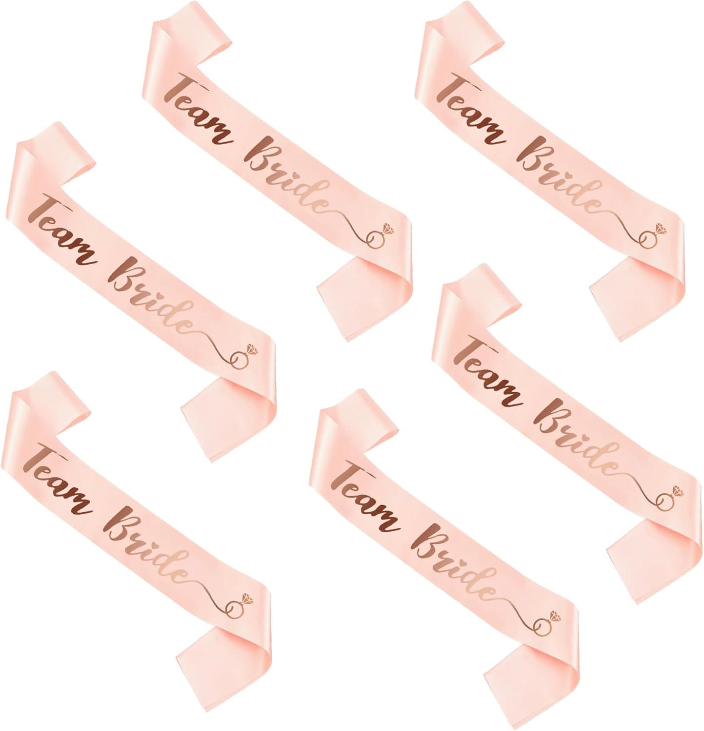 Bride Tribe Sash - Team Bride Sash, 6 Team Bride