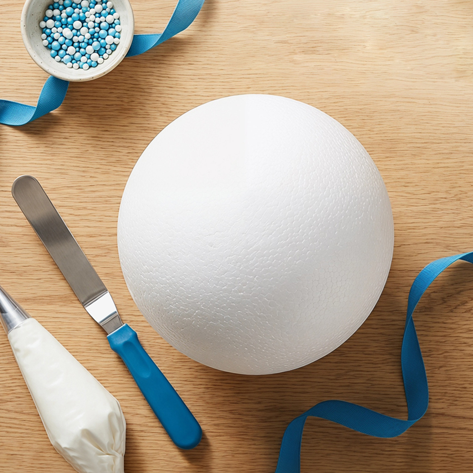 Wedding Supply Decor - 2Pcs Cake Decorating Practice Foam Balls