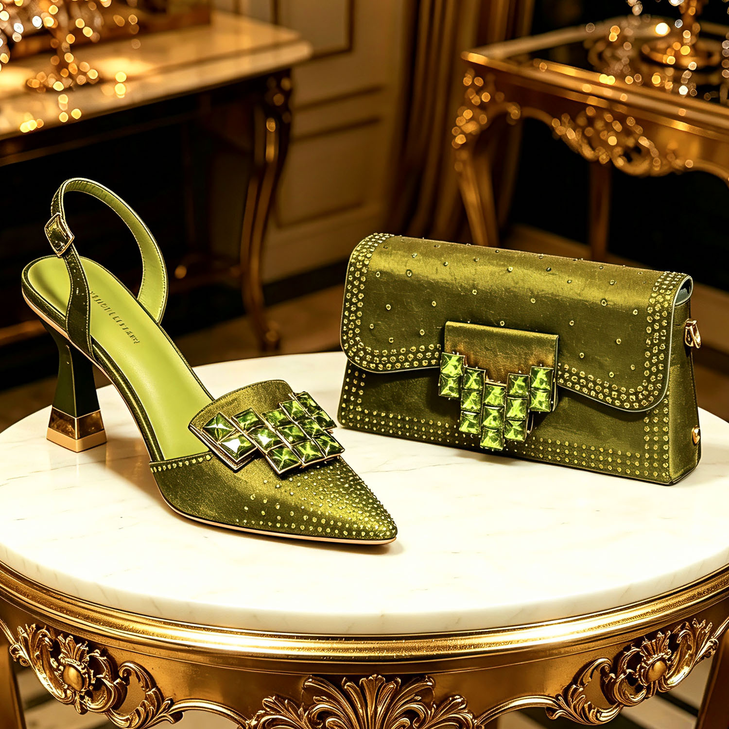 Wedding Vendor - 2026 INS Italian Design Olive Green