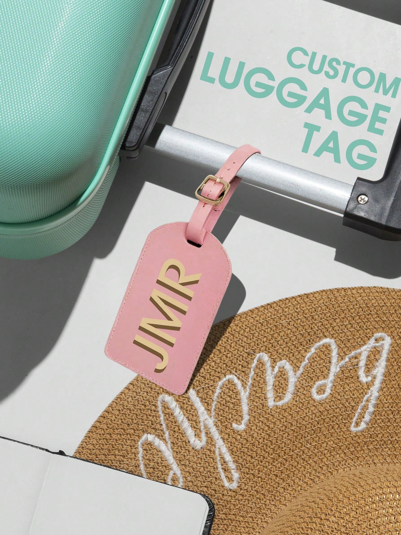 Personalized Initial Luggage T - Wedding Vendor recension och pris