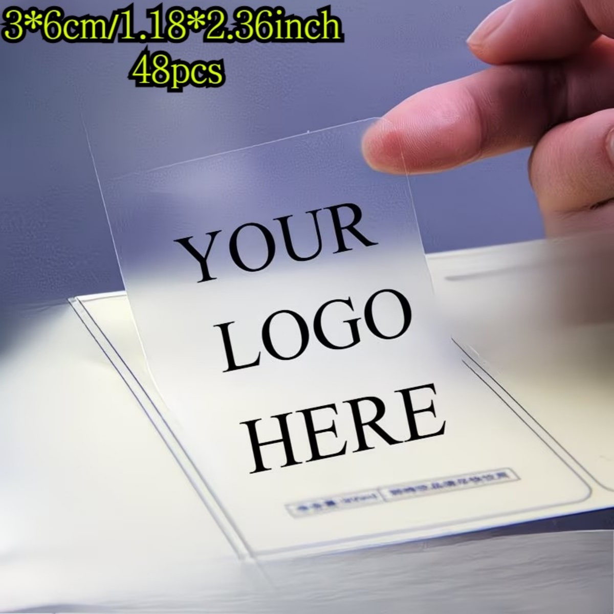 1 Custom Rectangular Text Stic - Wedding Packaging recension och pris