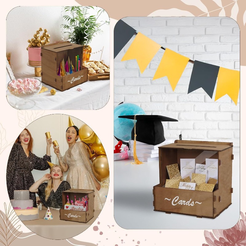 DIY Wooden Wedding Card Box St - Wedding Card Box recension och pris