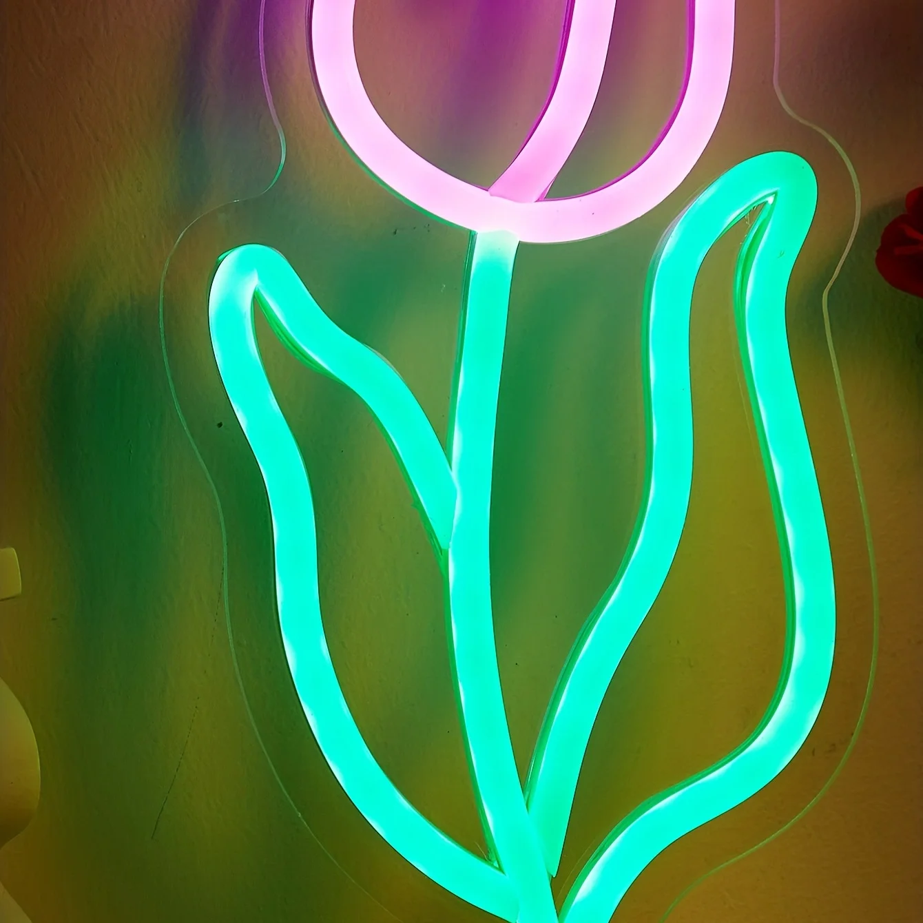 LED Rose Shaped Neon Sign 5V U - Wedding Power Supply recension och pris