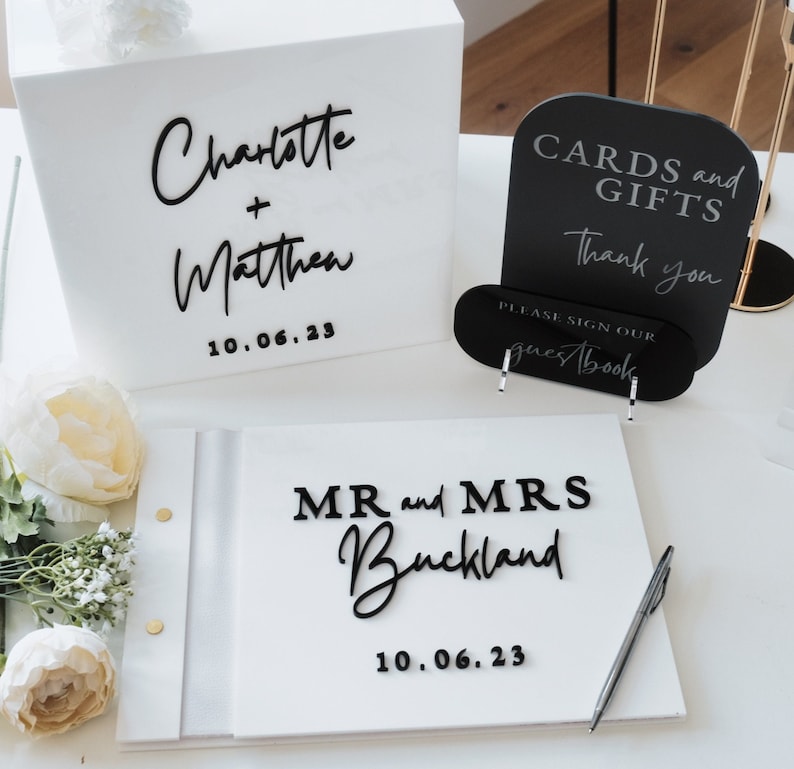White Card Box for Wedding 3D  - Wedding Card Box recension och pris