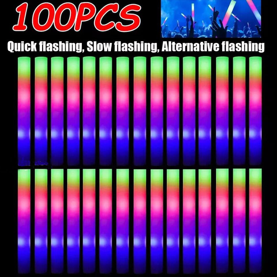 Glow Sticks Bulk 100Pack LED L - Wedding Supply In Bulk recension och pris