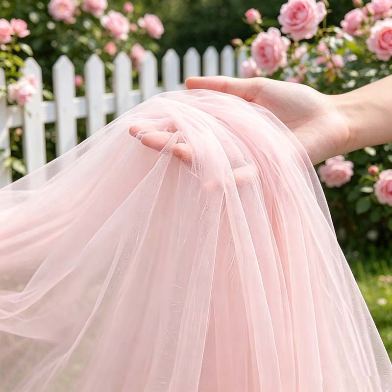 Soft Mist Light Pink Drape Tul - Wedding Balloon Arch recension och pris
