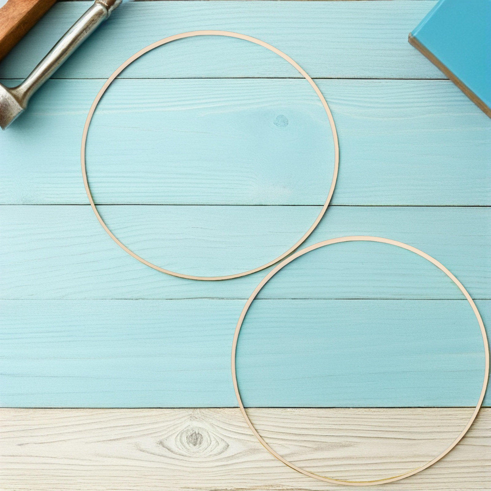 10Pcs Bamboo Floral Hoops Rust - Wedding Floral Supply recension och pris