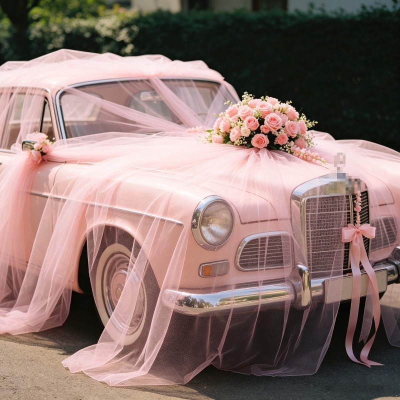 Light Pink Sheer Tulle Ceiling - Wedding Balloon Arch recension och pris