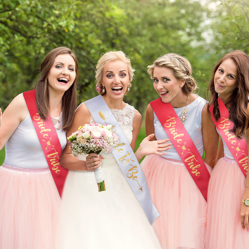 Bride Tribe Bridesmaids Sashes - Bride Tribe Sash recension och pris