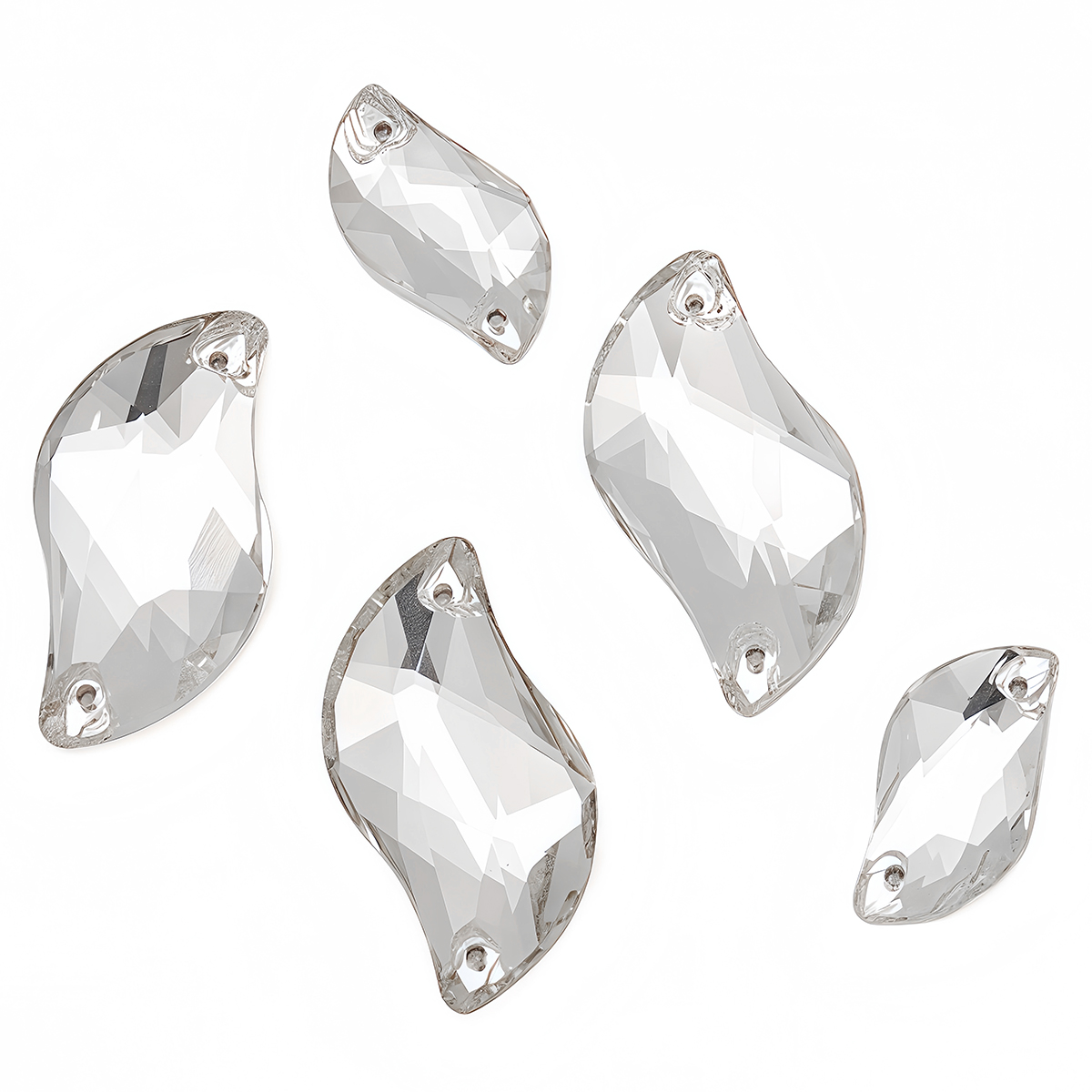 S Shape Sew On Rhinestone Crys - Wedding Vendor recension och pris