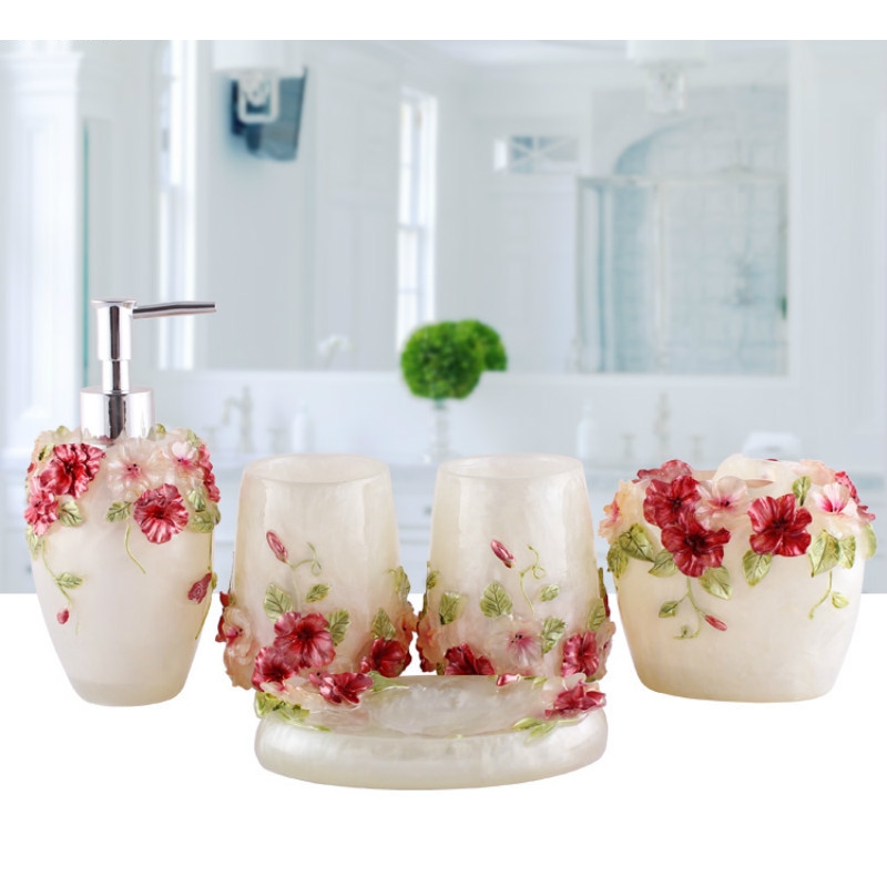European Style Emboss Resin Ba - Wedding Bathroom Supply Kit recension och pris