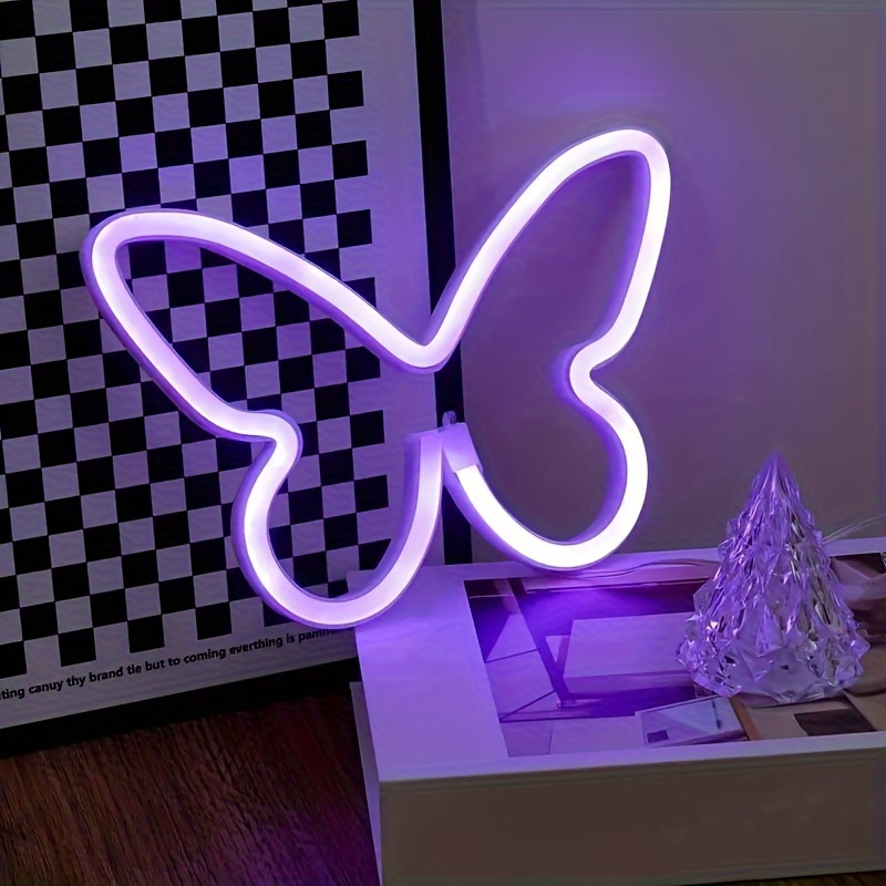 LED butterfly neon lights, USB - Wedding Power Supply recension och pris