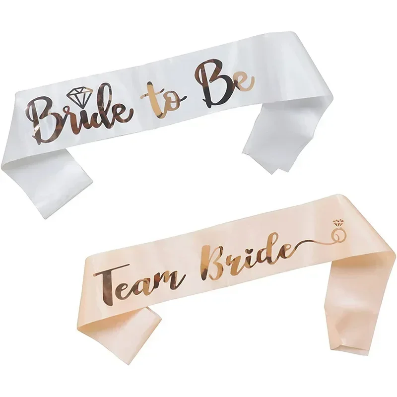 1Set Rose Gold Team Bride To B - Bride Tribe Sash recension och pris