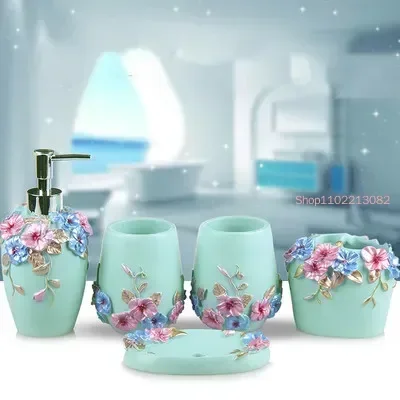Bathroom Accessories Five-piec - Wedding Bathroom Supply Kit recension och pris