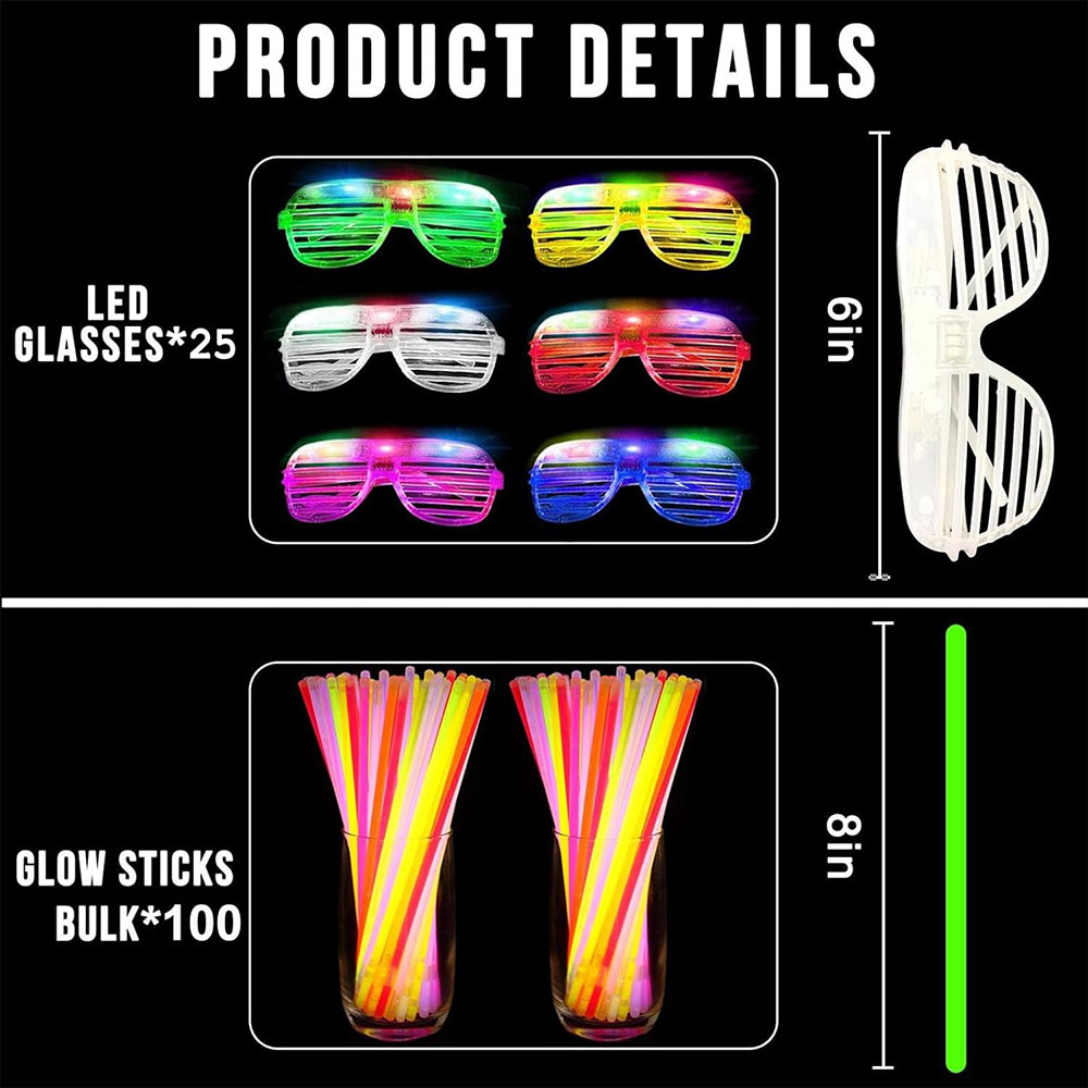 136Pack Glow in The Dark Light - Wedding Supply In Bulk recension och pris