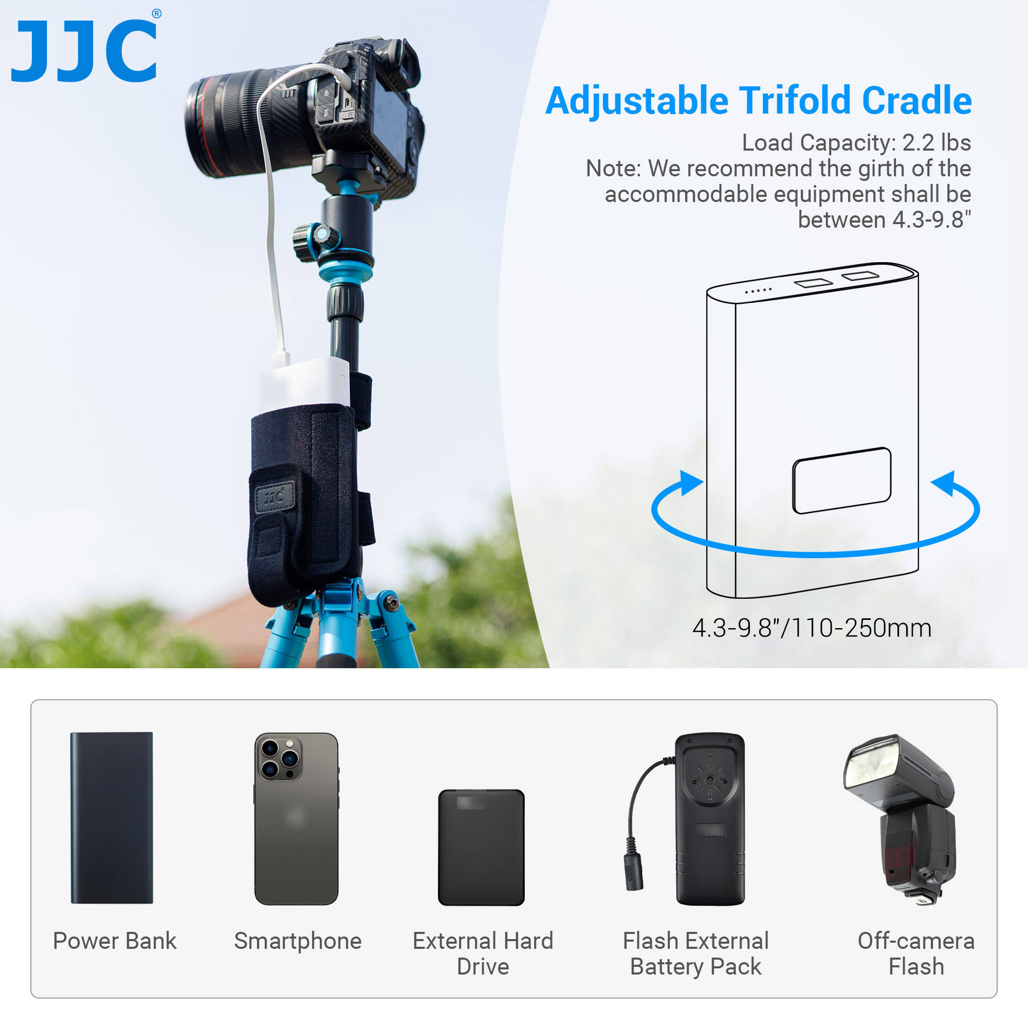 JJC Equipment Mounting Strap C - Wedding Power Supply recension och pris
