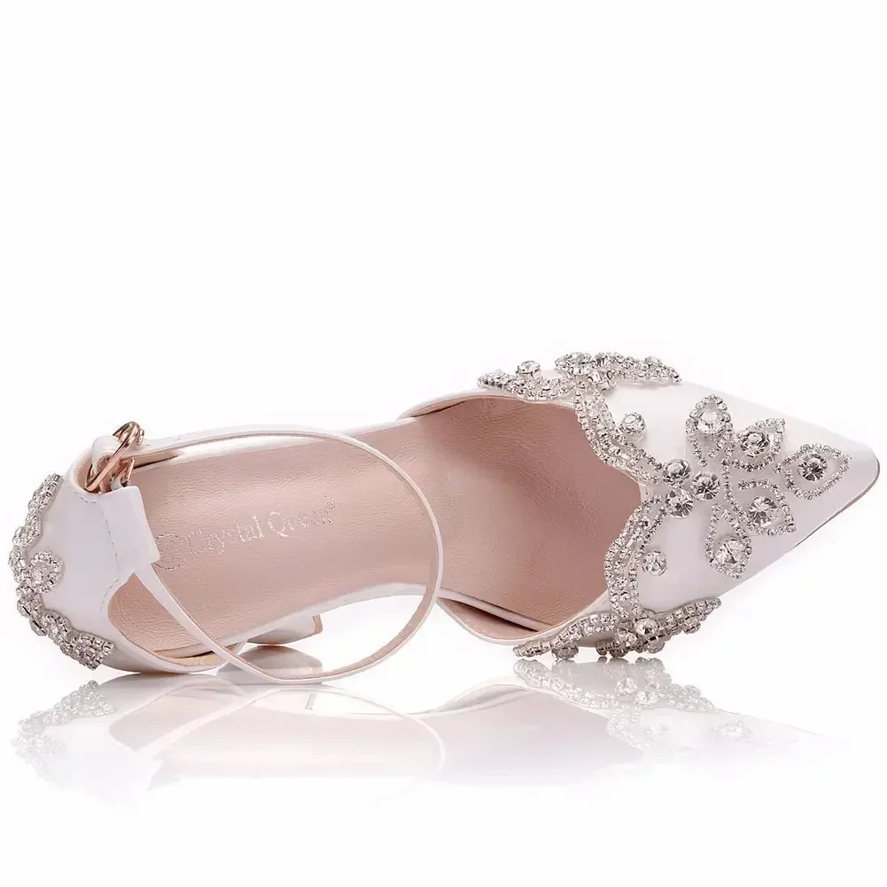 2026 Thick Heel Pointed Toe Sh - Wedding Super recension och pris