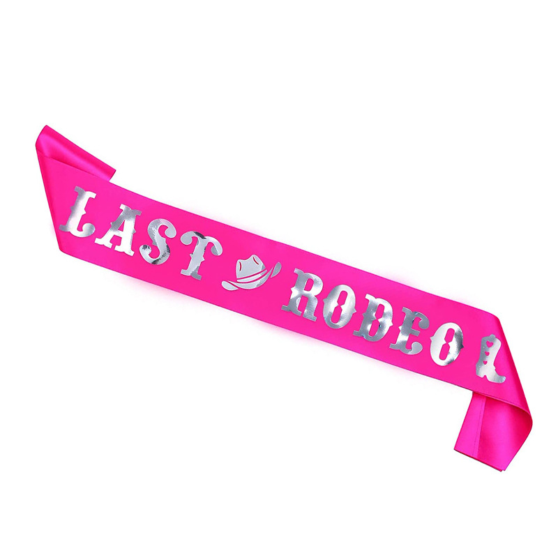 1Pcs Last Rodeo Sash Bachelore - Bride Tribe Sash recension och pris