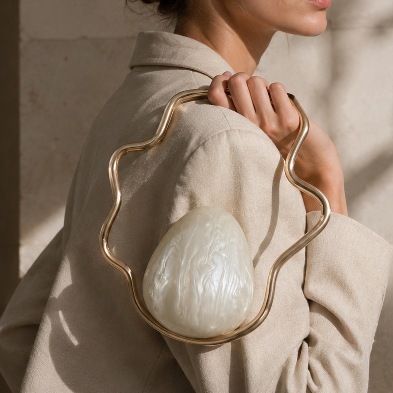 Women mini Acrylic egg bag cut - Wedding Vendor recension och pris