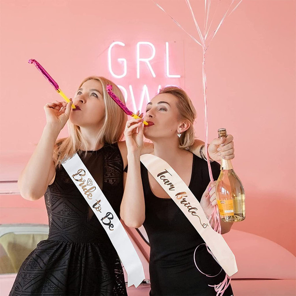 1Set Rose Gold Team Bride To B - Bride Tribe Sash recension och pris