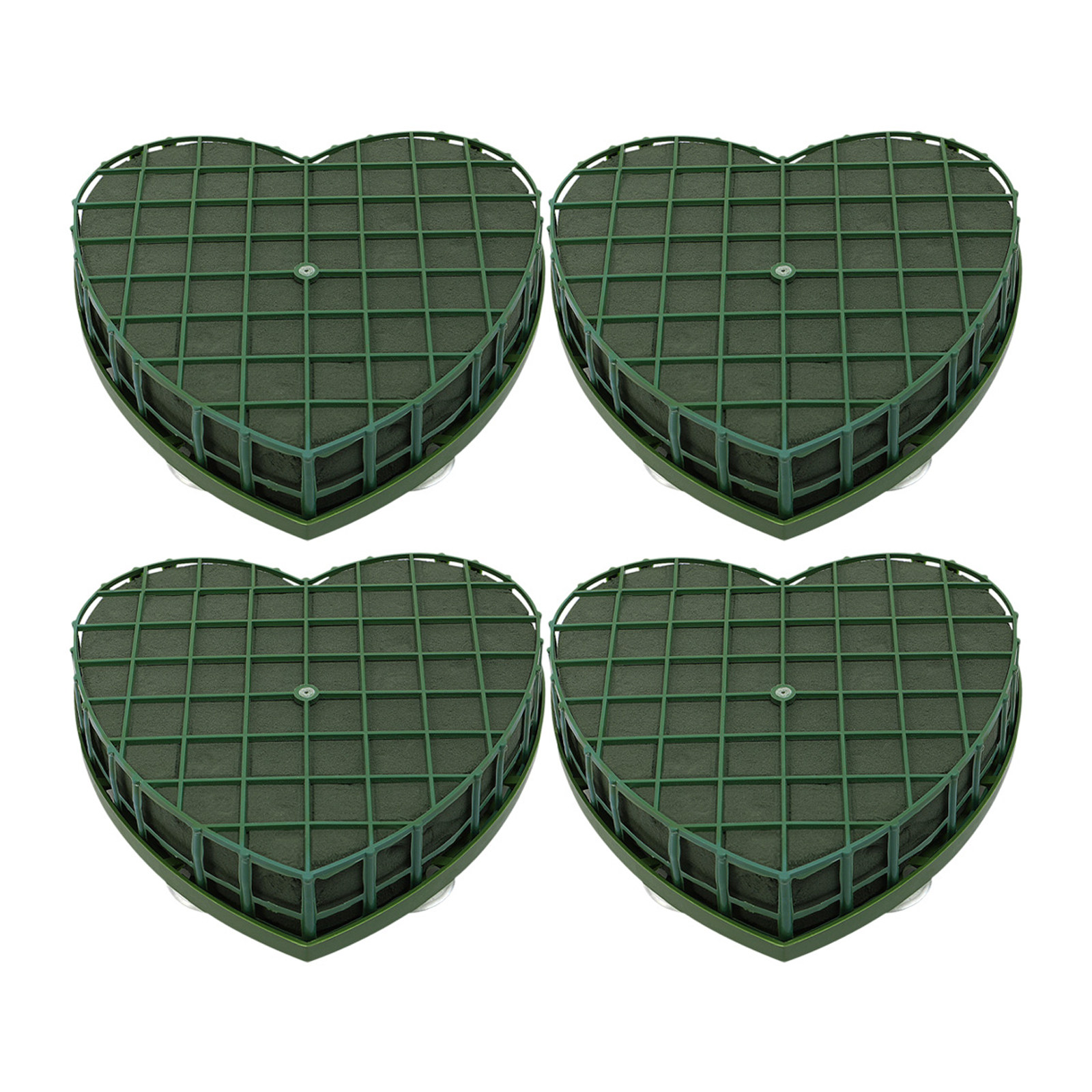 4Pcs Heart Flower Mud Premium  - Wedding Floral Supply recension och pris