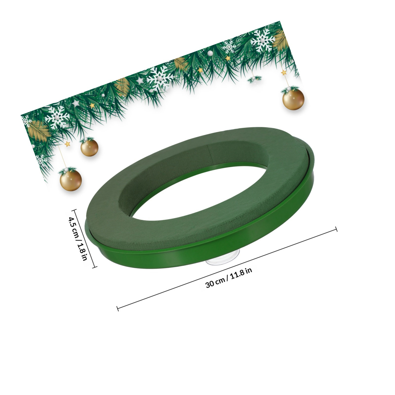 Small Flower Foam Ring Artific - Wedding Floral Supply recension och pris