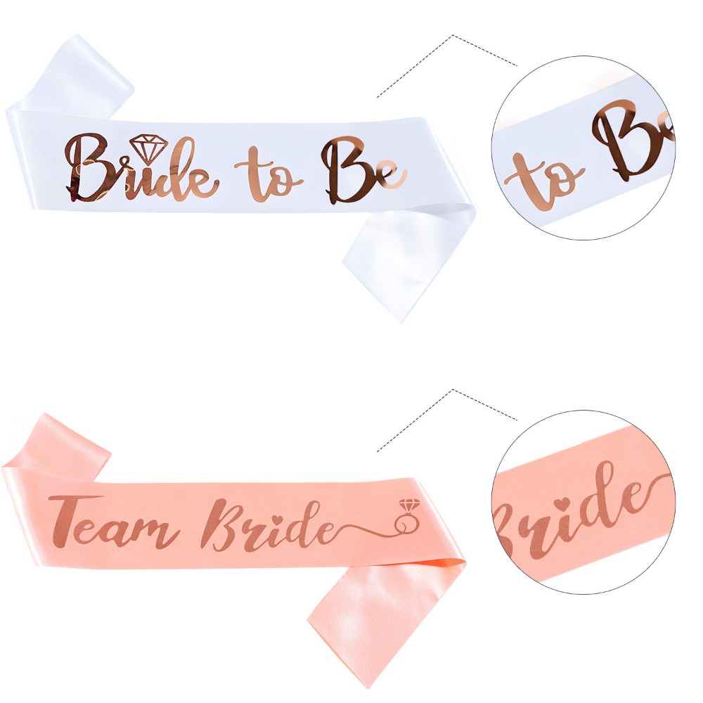 Set 13pcs Bachelorette Party S - Bride Tribe Sash recension och pris