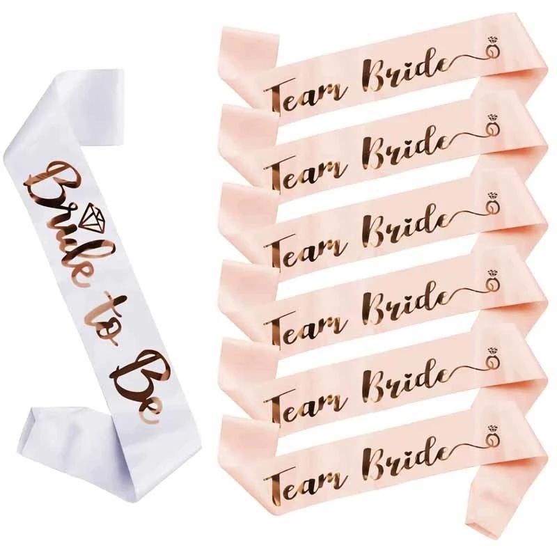 1Set Bride To Be Team Bride Sa - Bride Tribe Sash recension och pris