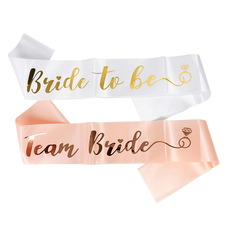 1Set Bride To Be Team Bride Sa - Bride Tribe Sash recension och pris