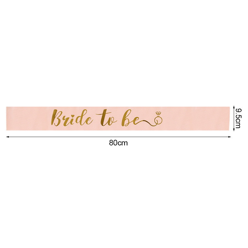 1Set Bride To Be Team Bride Sa - Bride Tribe Sash recension och pris