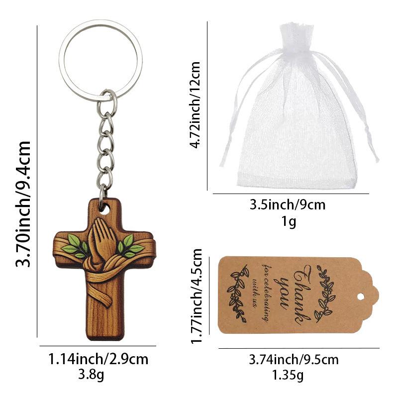 1/3pcs/1set Religious Wood Cro - Wedding Supply In Bulk recension och pris