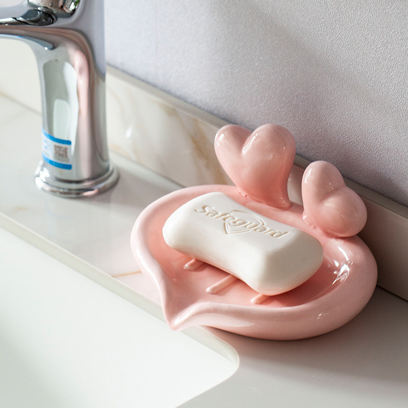 WHYOU-Creative Ceramic Soap Ho - Wedding Bathroom Supply Kit recension och pris