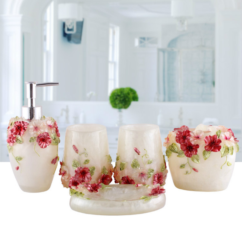 European Style Emboss Resin Ba - Wedding Bathroom Supply Kit recension och pris