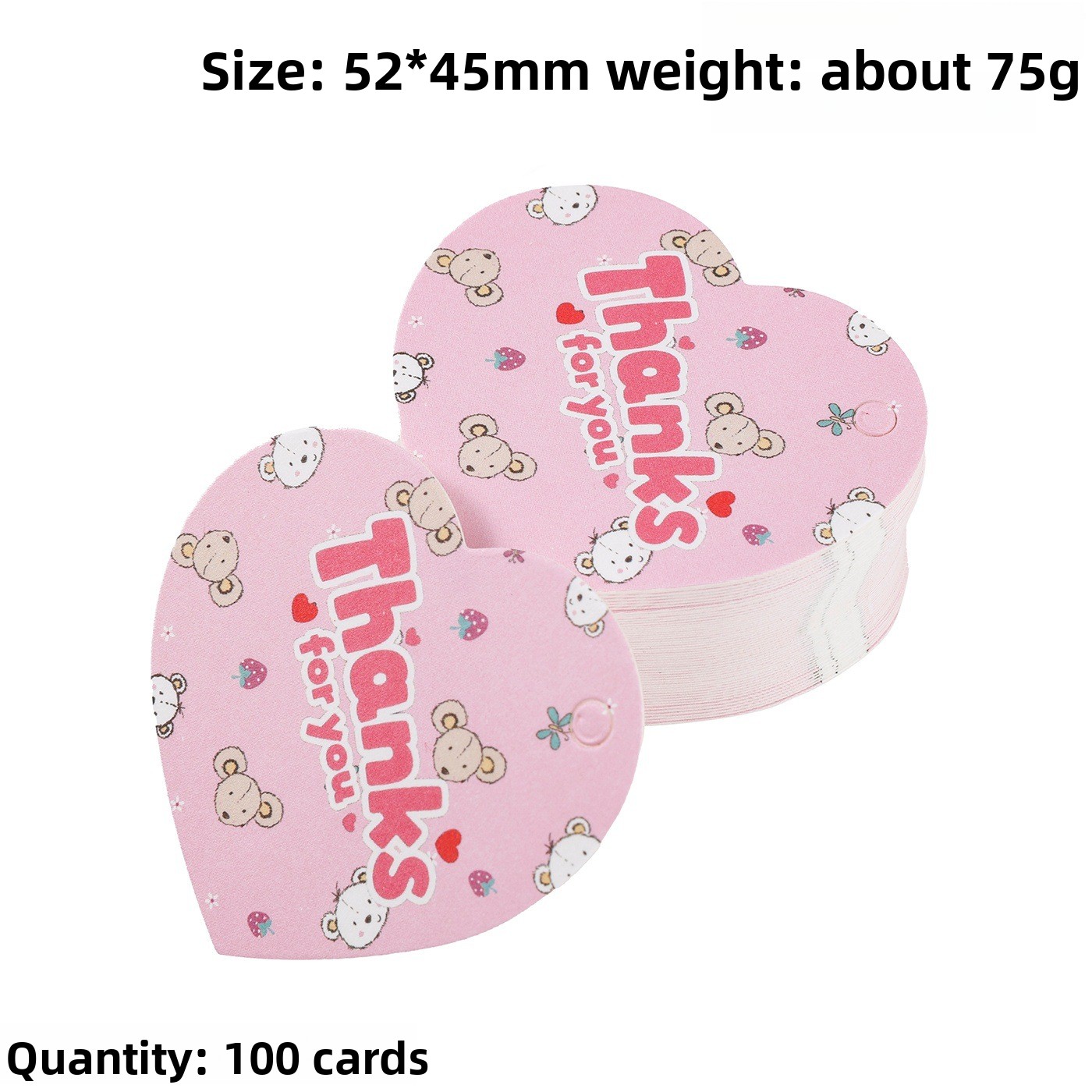 100pcs Thank You Gift Tags Car - Wedding Supply Decor recension och pris