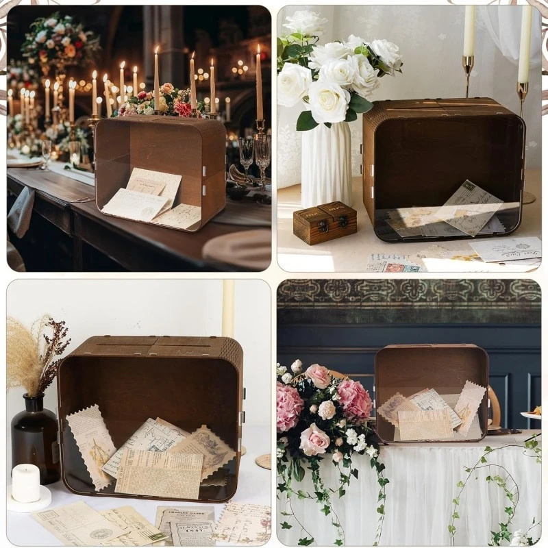 Wooden Wedding Card Box With A - Wedding Card Box recension och pris