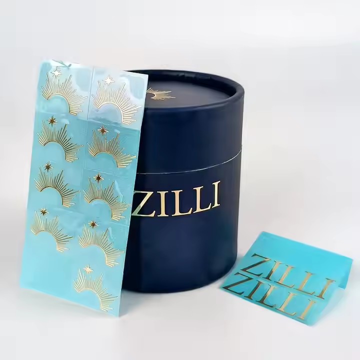 custom 3D metallic gold logo s - Wedding Packaging recension och pris