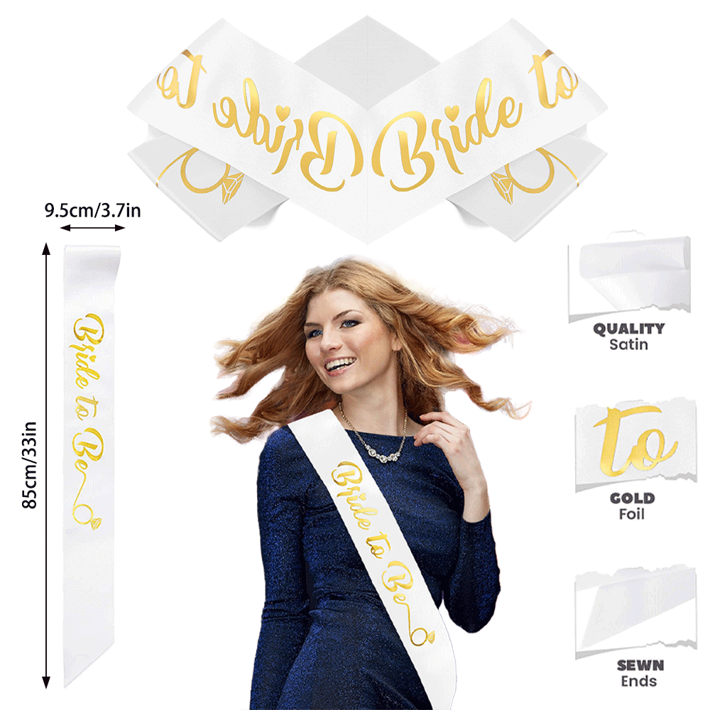 Bride to Be Bachelorette Party - Bride Tribe Sash recension och pris
