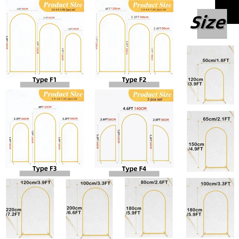EU Warehouse Gold Metal Balloo - Wedding Balloon Arch recension och pris