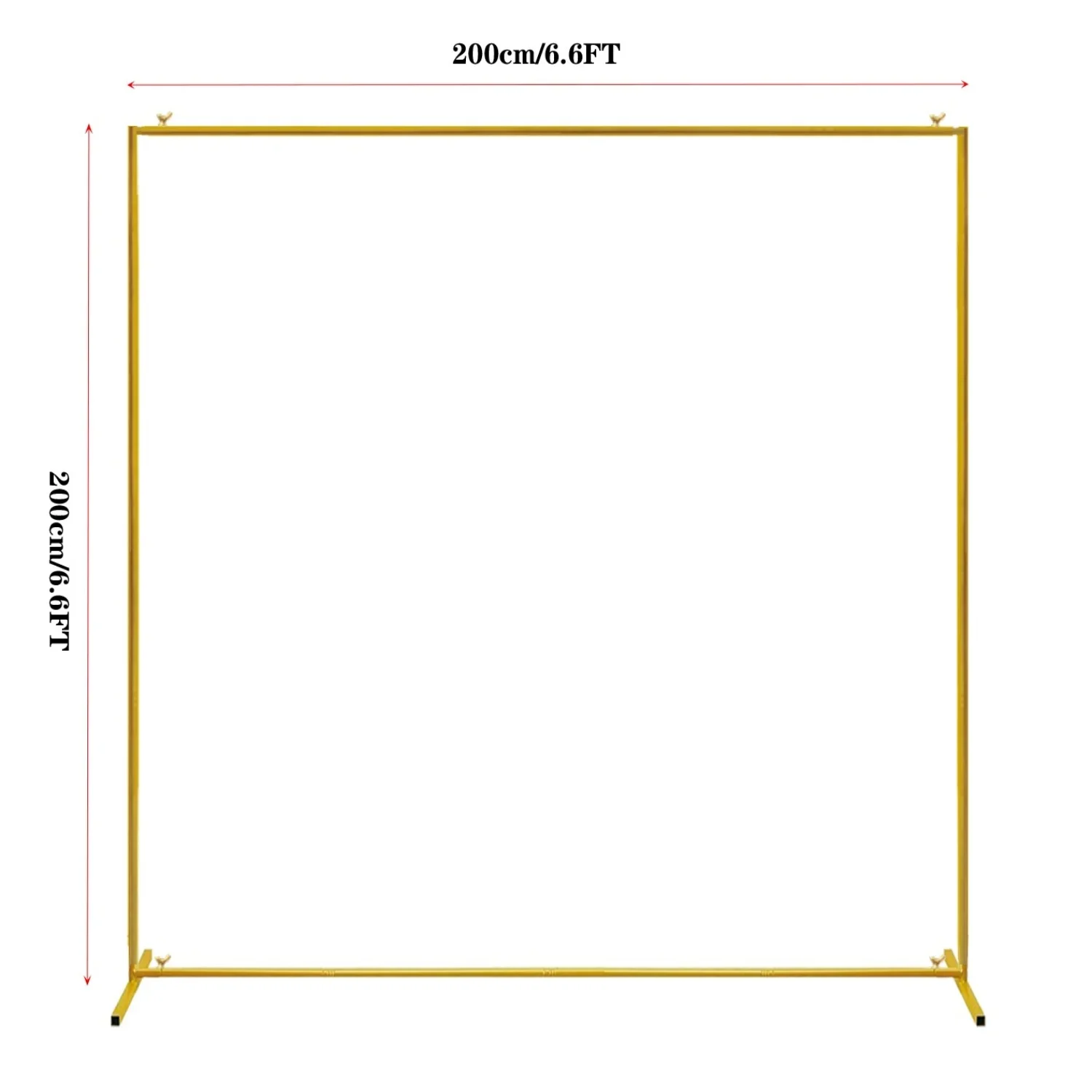 Gold Wedding Arches Square Bac - Wedding Balloon Arch recension och pris