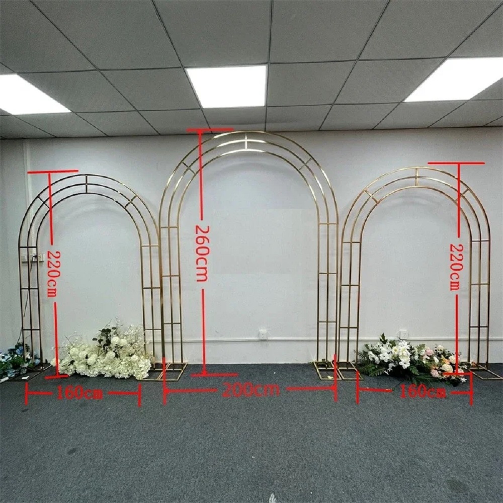 Metallic Gold Wedding Arch Sta - Wedding Decor Supply Store recension och pris