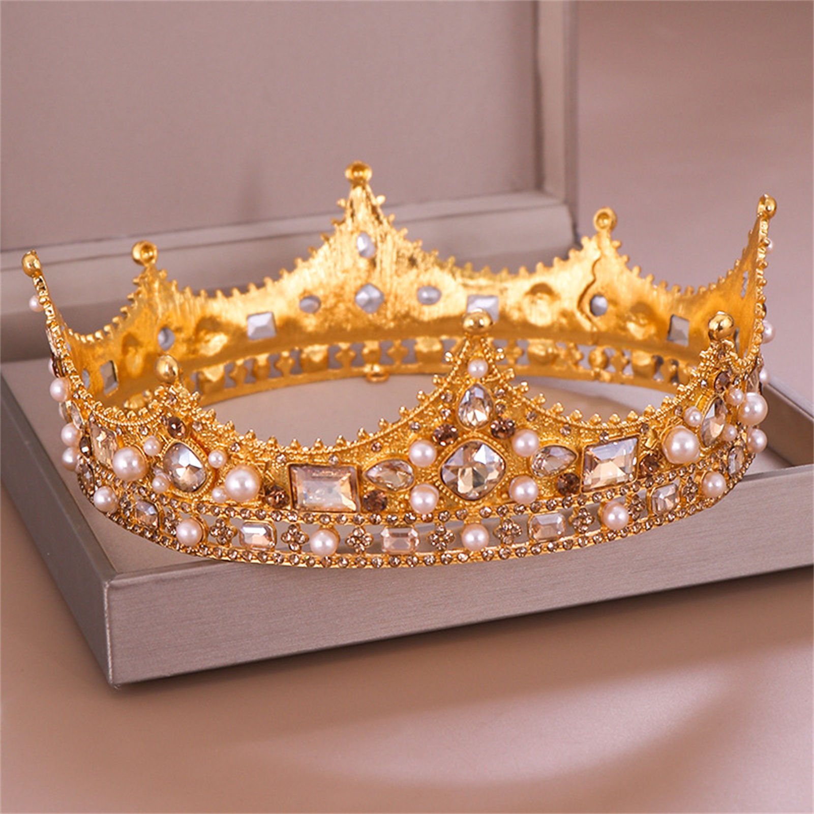 Bridal Crown Rhinestone Tiara  - Wedding Supply Decor recension och pris