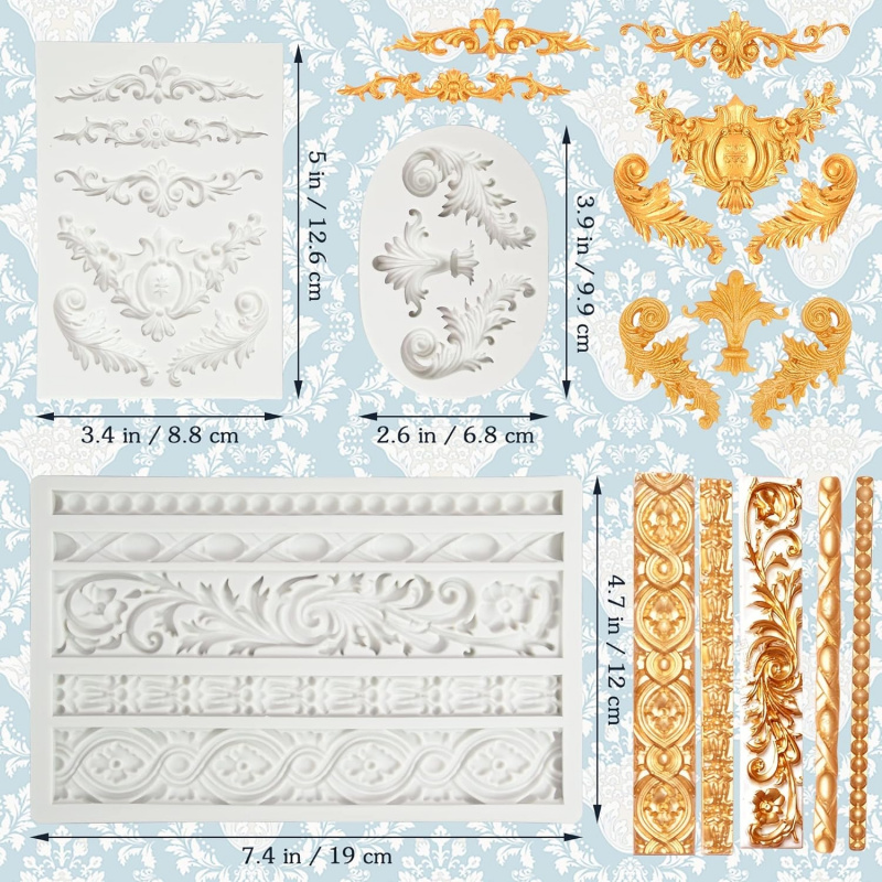 3 Bag Baroque-style silicone m - Wedding Vendor recension och pris