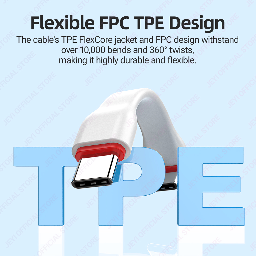 JEYI 20Gbps 90° USB Cable C to - Wedding Power Supply recension och pris